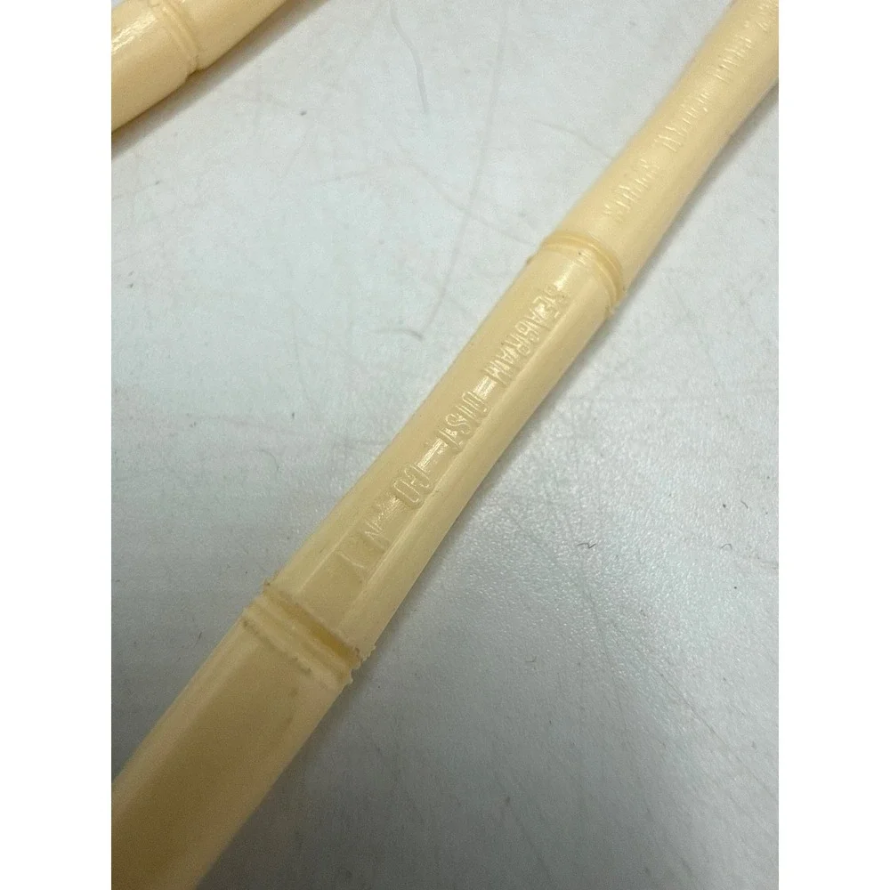 Vintage Seagrams 7 Crown Swizzle Sticks Faux Bamboo Plastic Stirrers Set of 3